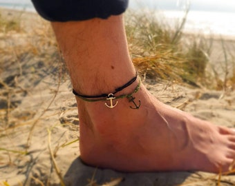 Nautical Bracelet Beach Anklets Anchor Gifts Best Friend Ocean Jewelry Anchor Bracelet Anchor Jewelry Anchor Anklet Nautical Anklet