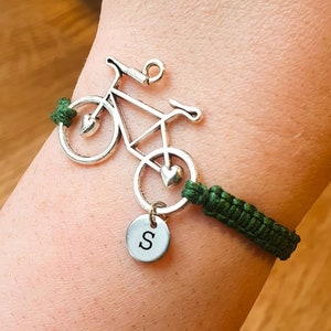 Bike Friendship Bracelet Charm Bracelet Cycling gift BMX Inspiration Bicycle Bike rider Cyclist gift Sports gift gifts exercise triathlon