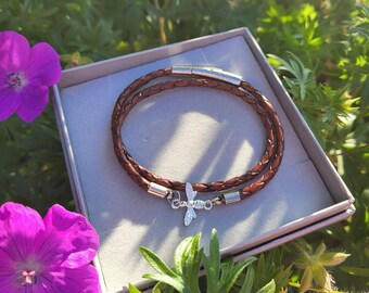 Leather Bee Bracelet charm bracelet bee charm bracelet Bee Charm Wish Bracelet Nature Gifts Bee Kind Honeybee bumblebee beehive