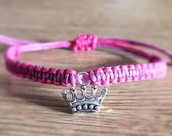 Princess friendship bracelet crown bracelet tiara queen charm royal jewellery princess jewellery jewellery for girls royal bracelet