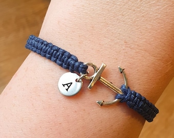 Anchor Friendship Bracelet charm wish bracelet Beach boat lover Summer Jewellery Ship thoughtful gift nautical gift ocean sea anchor gift
