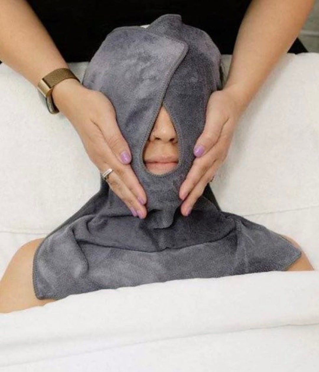 6 Pc Esthetician Facial Towels Super Soft Mask Removing Microfiber Wrap