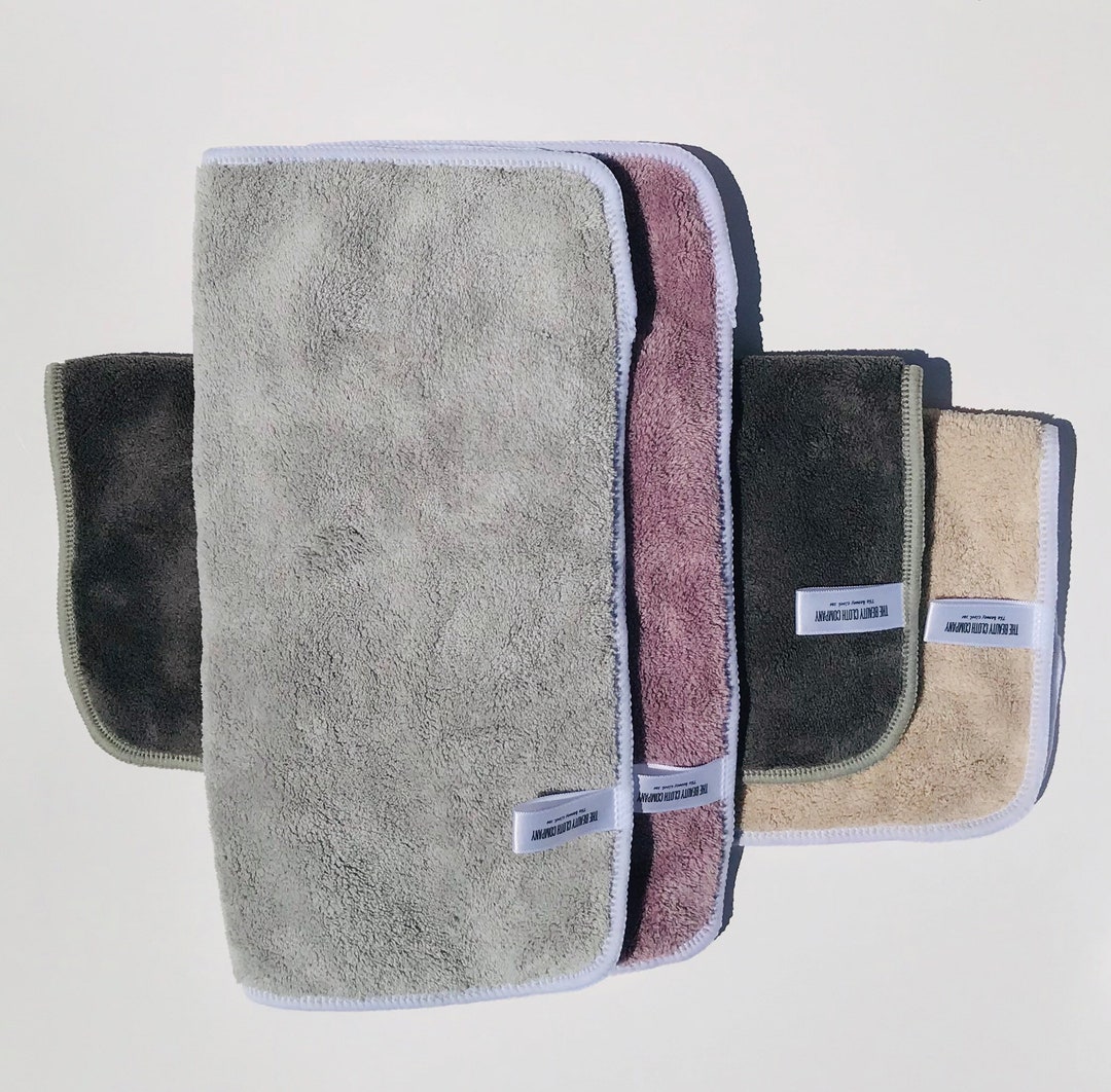 Velvet Makeup Remover Washcloths Soft Face Washcloth Makeup Etsy