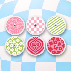 Trendy Freestyle Libre 1 & 2 Stickers, 6 Pack Of Diabetes Stickers, Glucose Monitor Stickers, Libre Sticker, Freestyle Libre