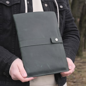 パーソナライズされたレザードキュメントオーガナイザー A4、紙ファイルオーガナイザー、ハンドメイドレザーポートフォリオ、紙ドキュメントケース、レザーフォルダーケース A4