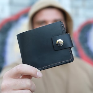 Leather money clip wallet, Men&#39;s Bifold Wallets, Leather wallet. Mens wallet, money clip wallet, Minimalist Leather Slim Wallet, Men Wallets