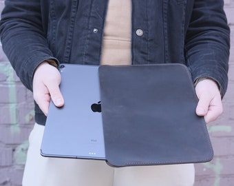 Lederhülle iPad Air 5 / iPad Pro 11 m1 / Ledertasche für 10.9/ 11/12.9 Zoll / Geschenke für Ihn / iPad mini 6 Gen Ledertasche