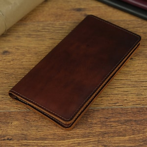 Cartera de cuero personalizada, Cartera de cuero para hombre, Cartera para hombre, Cartera de cuero para hombre, Cartera para hombre personalizada, Cartera plegable, Regalo para padrinos de boda