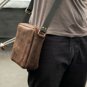 Bags for Men Mens Shoulder Bag Small Leather Bag for Men - Etsy