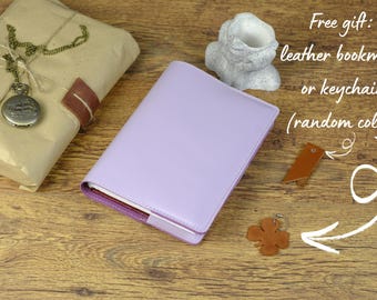 Hobonichi Leather notebook cover / Leather book cover / Leather bible cover / A6 notebook cover / A5 notebook cover / Personalized Gift