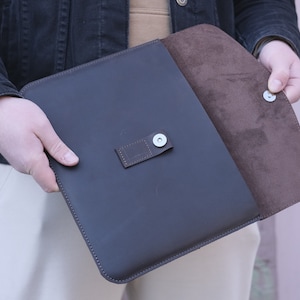 Personalized Leather iPad sleeve for All Sizes of iPad, iPad Air, iPad Mini, iPad Pro, Leather Sleeve for 10.9/ 11/12.9 Inch, Gifts for Him