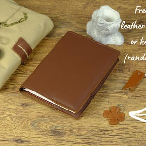 Hobonichi Leather notebook cover / Leather book cover / Leather bible cover / A6 notebook cover / A5 notebook cover / Personalized Gift