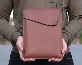 Leather Sleeve for MacBook Pro 2021 / 16 inch MacBook Pro Sleeve / Leather Laptop Cover / 13.3 inch Laptop Case / 15 inch MacBook Pro Cover