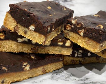 Brookie Slices - Box of 8 | Brownie Cookie | Handmade | Baked to Order | Edible Gift