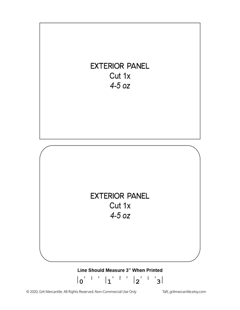 Taft SVG Files Card Wallet Template Cricut Silhouette | Etsy