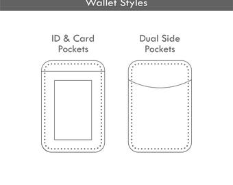 Slim Wallet Digital Pattern SVG PDF DXF | James