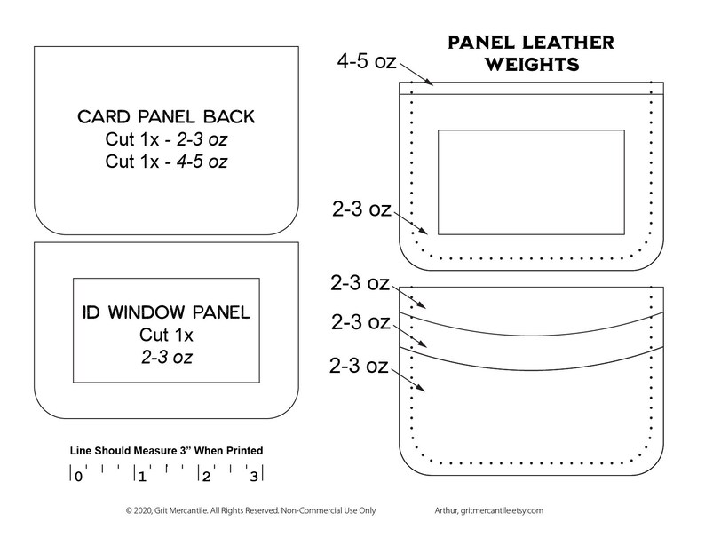 Arthur SVG Files ID Card Wallet Template Cricut Silhouette | Etsy UK