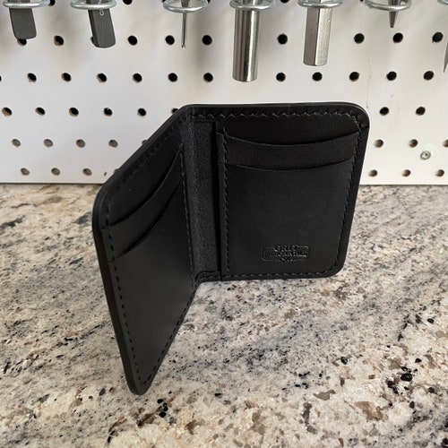 Woodrow Handmade Leather Bifold offers Wallet Black