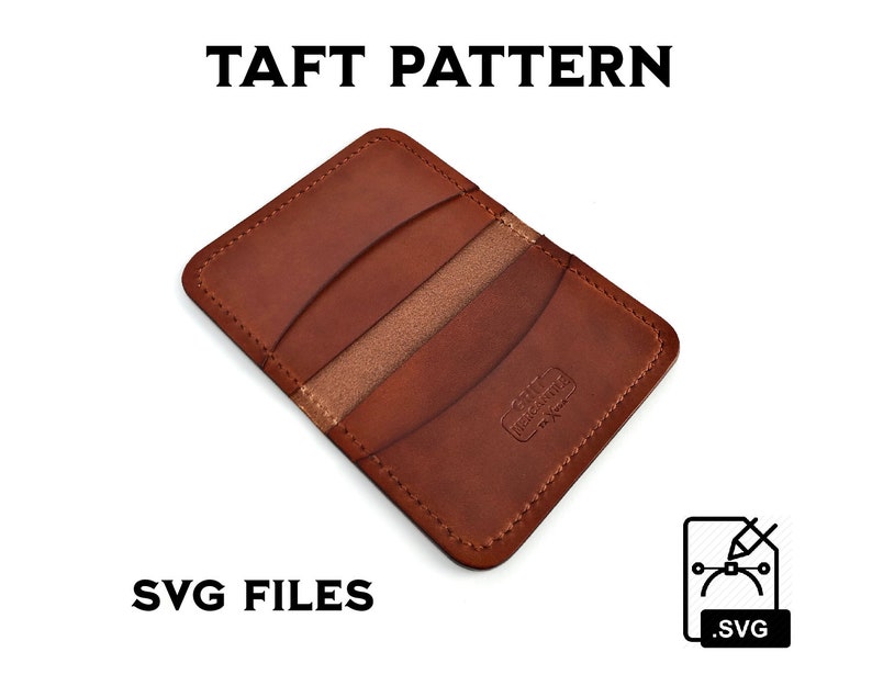 Taft SVG Files Card Wallet Template Cricut Silhouette | Etsy