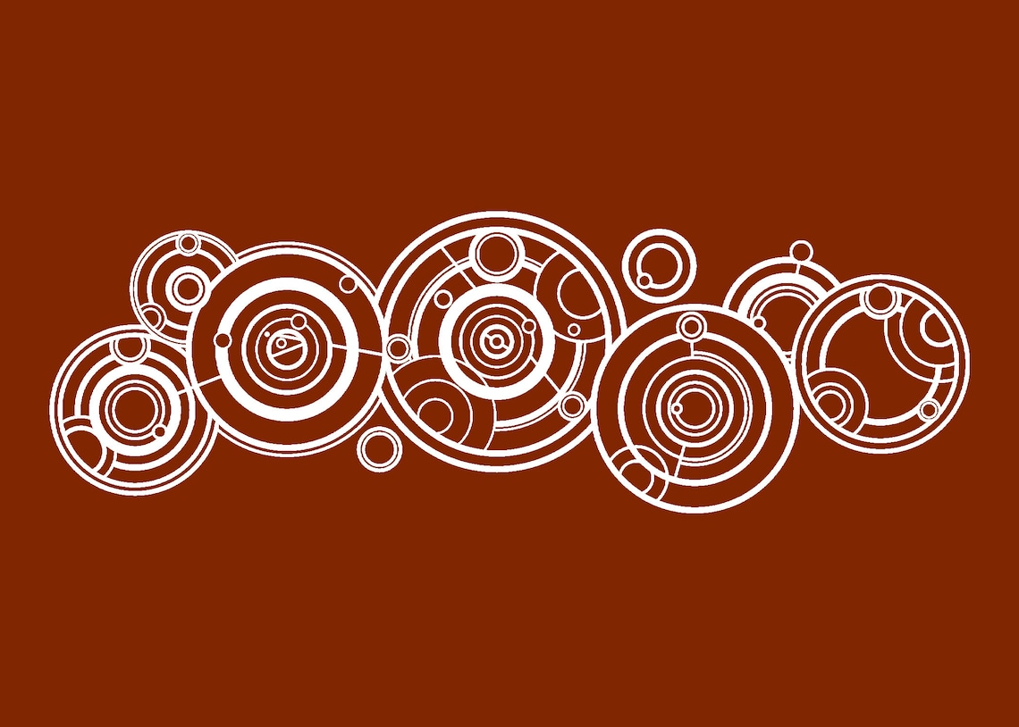 Custom Gallifreyan Doctor Who Vector File: pdf png ai eps | Etsy