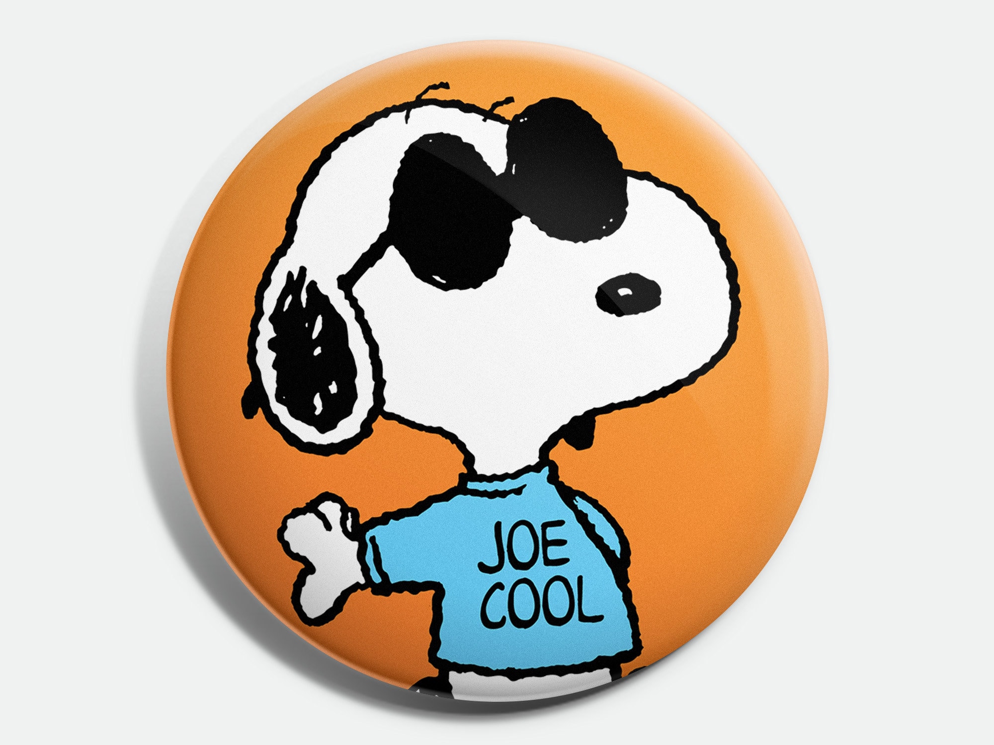 Peanuts Joe Cool and Woodstock Badge Reel 