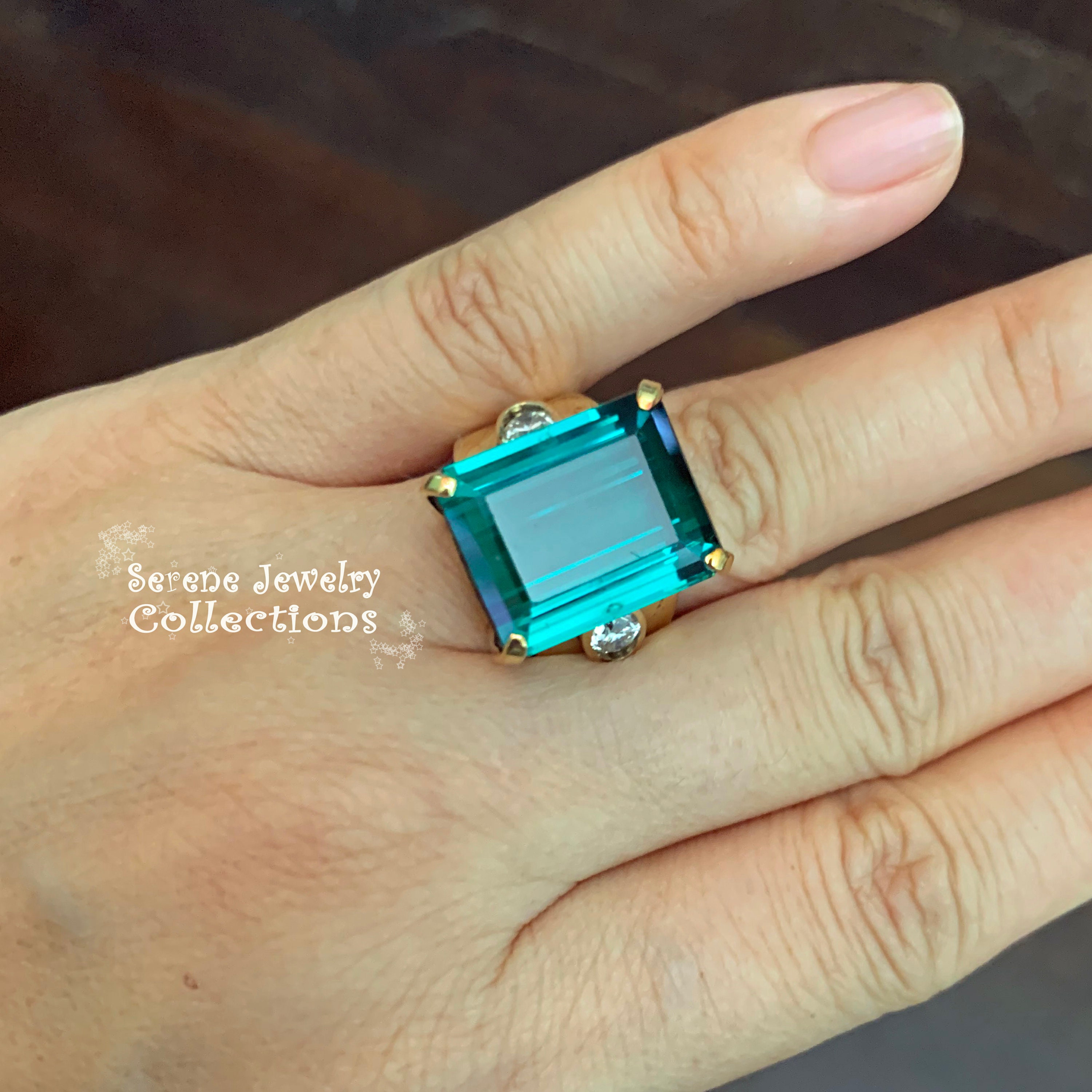 6.55ct Blue Tourmaline Ring – Yasuko Azuma Jewelry