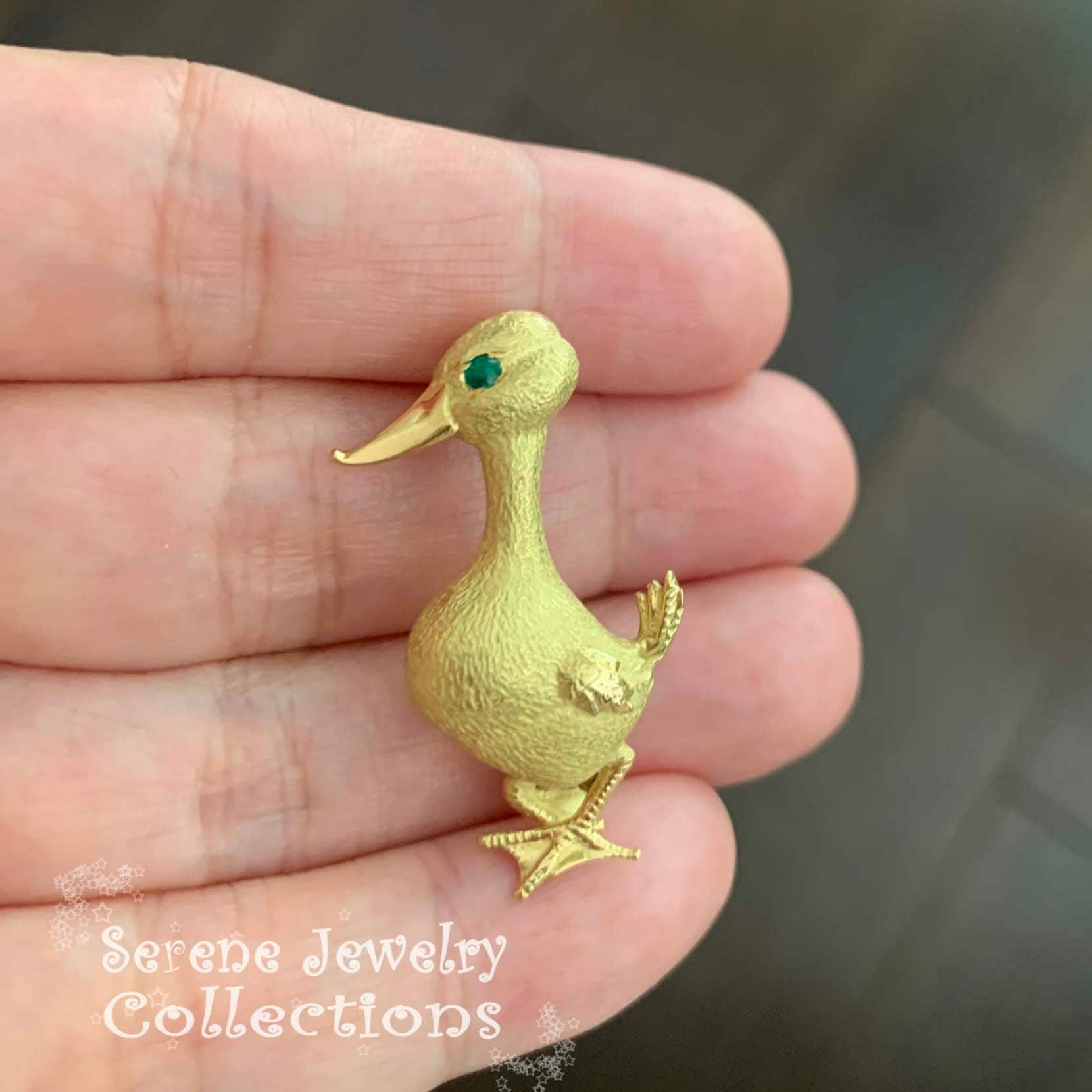 Duck brooch hotsell