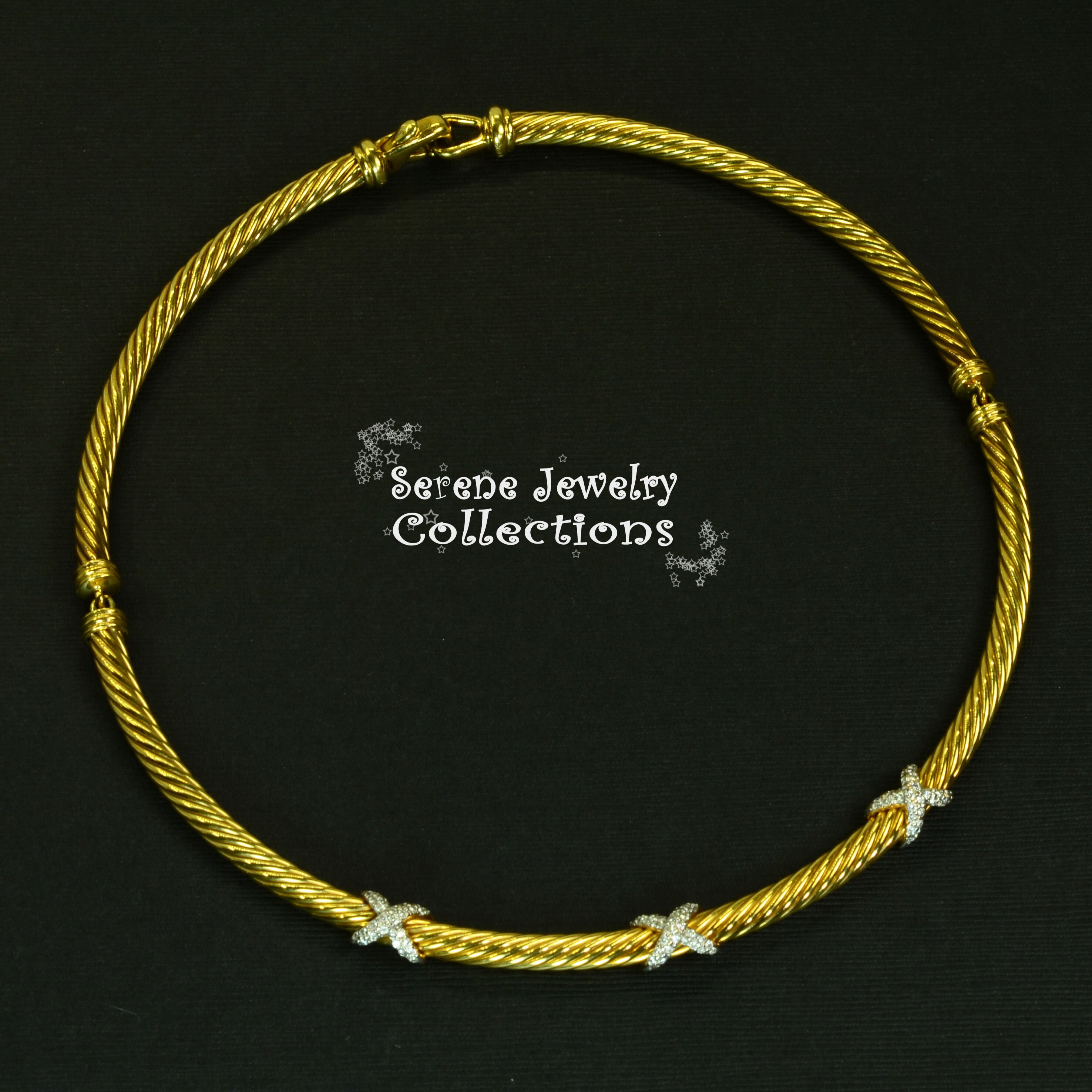David Yurman Diamond 18k Yellow Gold 