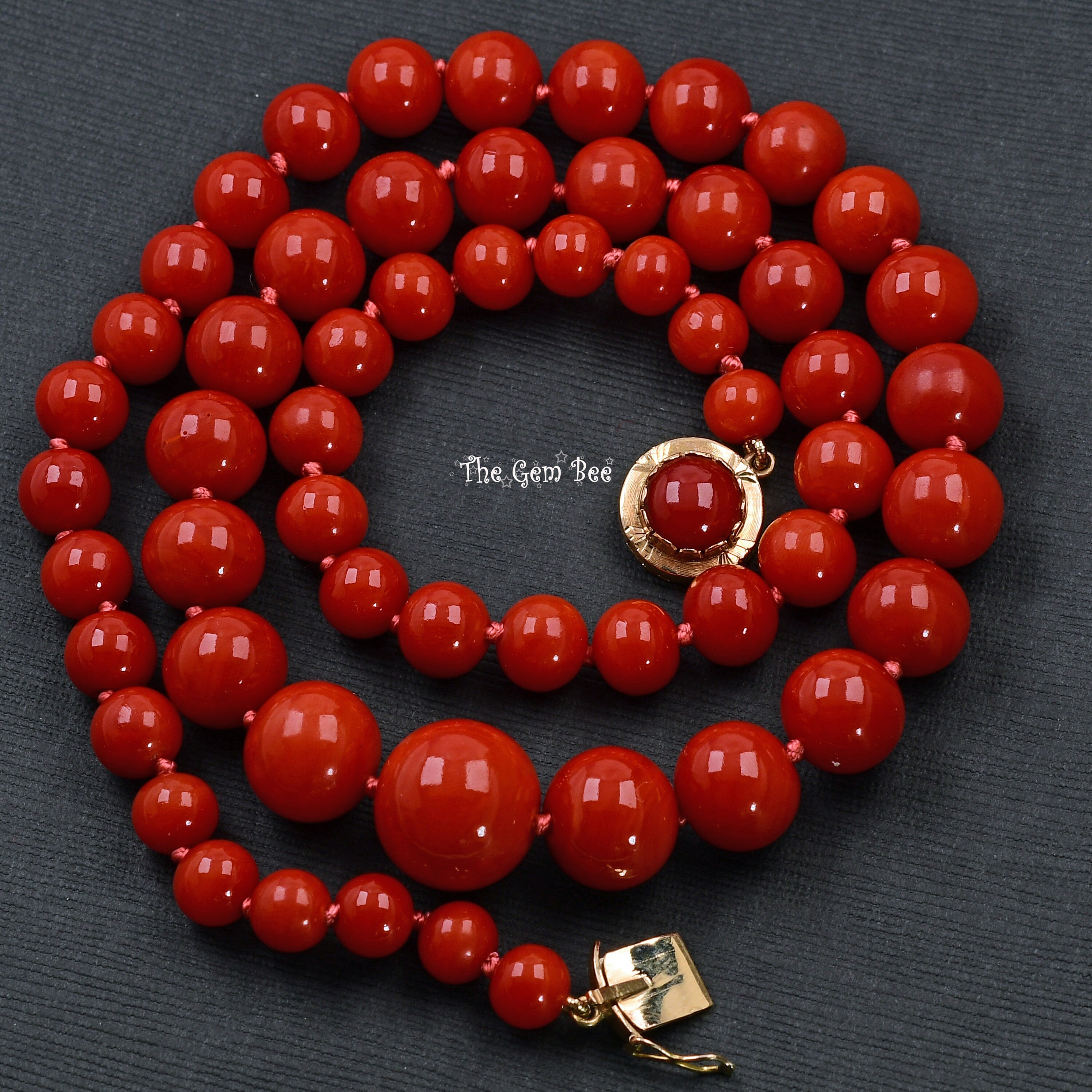 Flower Beaded Necklace in Red – Adorn Jewelry and Accessories