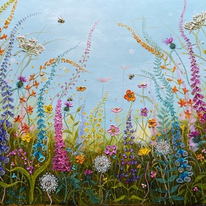 Flower Sprinkles Art Print by Sarah Zofy