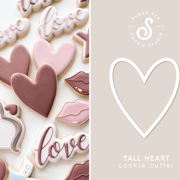 Tall Heart Cookie Cutter