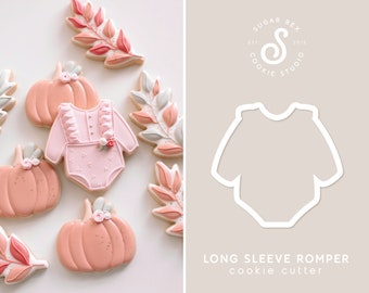 Long Sleeve Romper Cookie Cutter