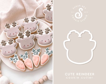 Cute Reindeer Cookie Cutter