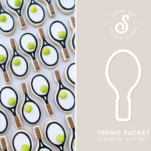 Tennis Racket Cookie Cutter