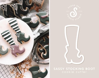 Sassy Stocking Boot Cookie Cutter
