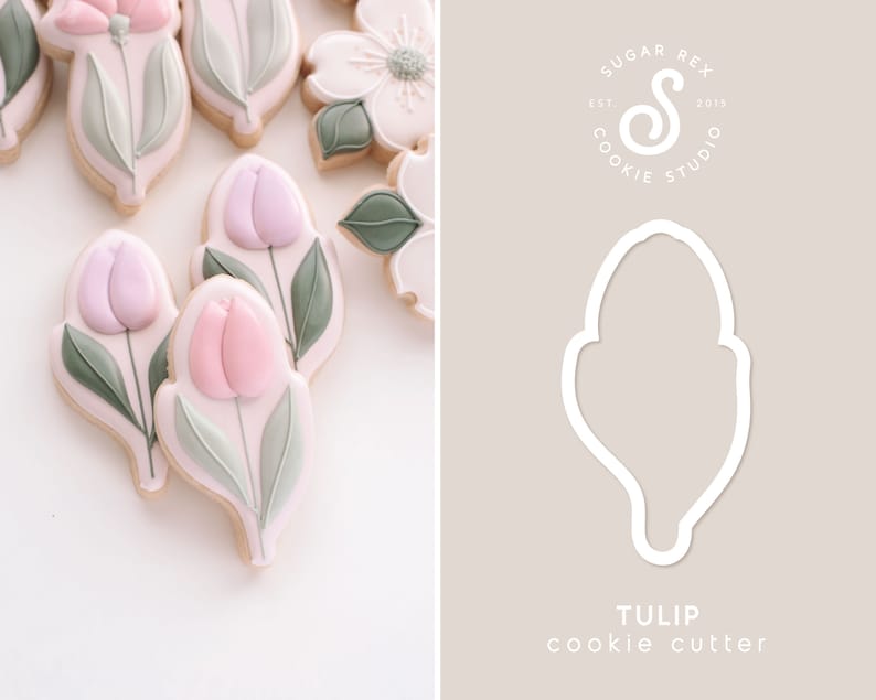 Tulip Cookie Cutter image 1