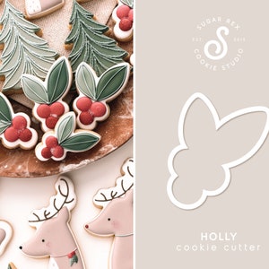 Holly Cookie Cutter