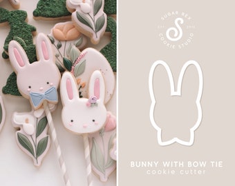 Bunny with Bow Tie Cookie Cutter