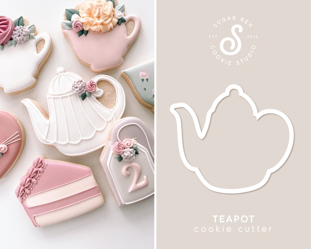 Teapot Cookie Cutter Etsy