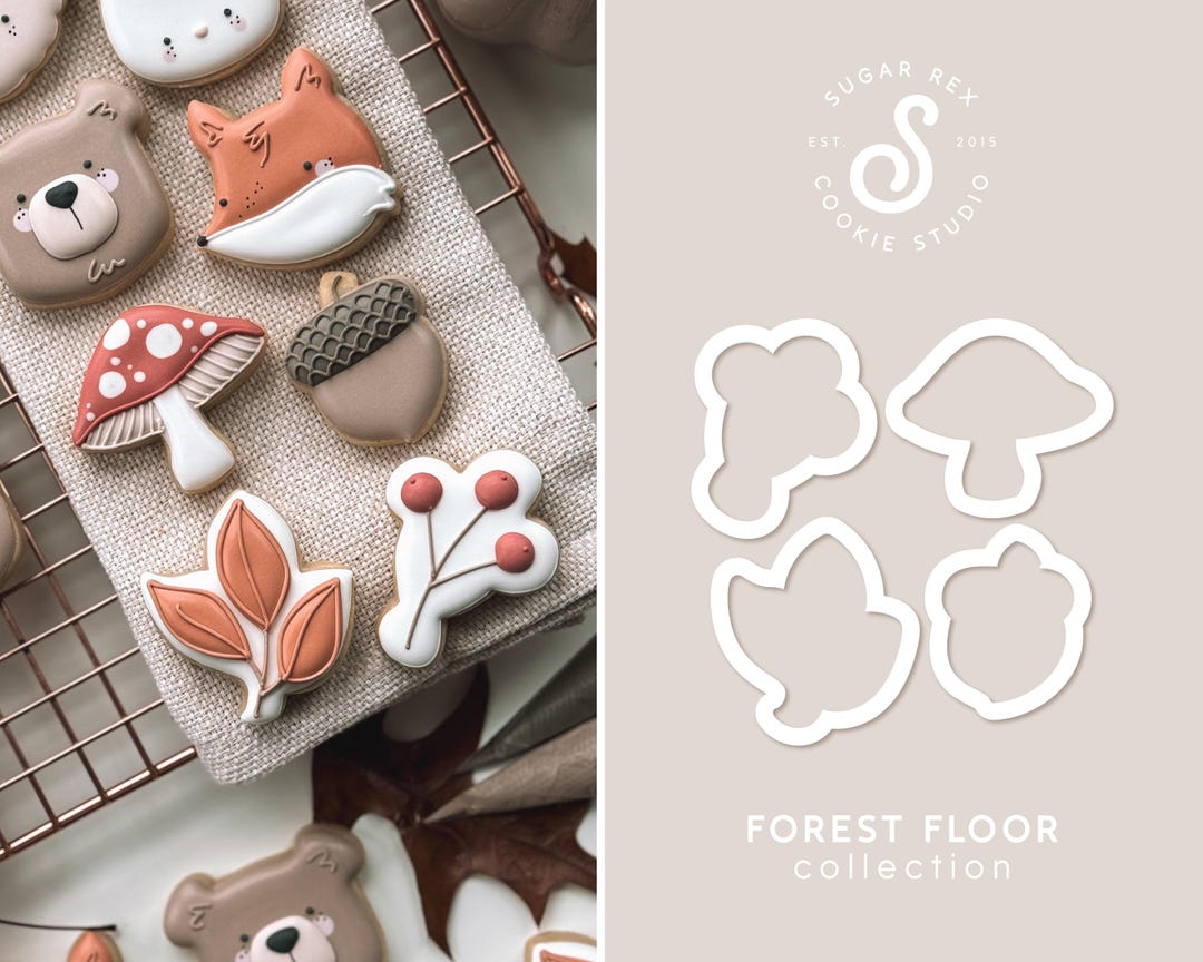 Forest Floor Cookie Cutter Collection - Etsy