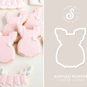 Ruffled Romper Cookie Cutter