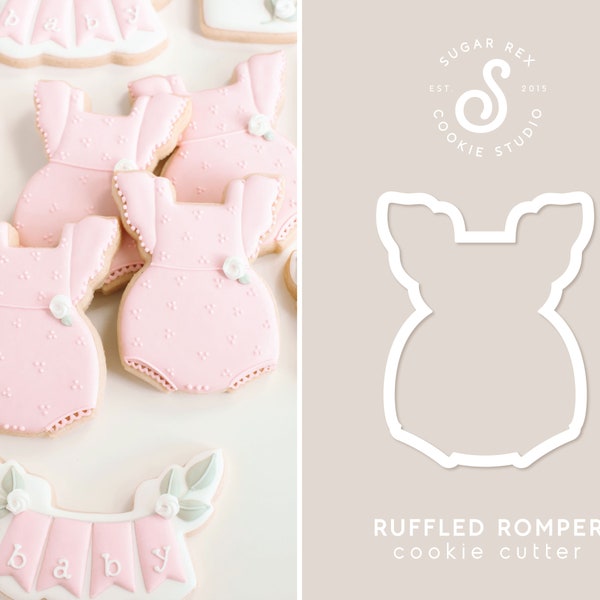 Ruffled Romper Cookie Cutter