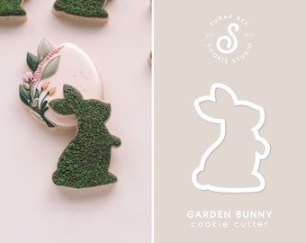 Garden Bunny Cookie Cutter
