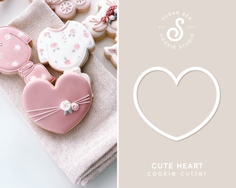 Cute Heart Cookie Cutter