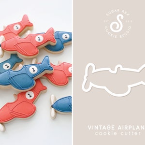 Vintage Airplane Cookie Cutter
