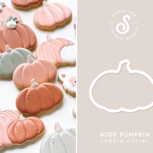 Wide Pumpkin Cookie Cutter