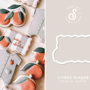 Citrus Plaque Cookie Cutter