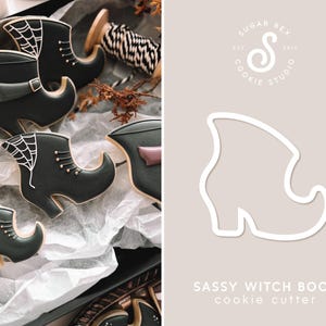 Sassy Witch Boot Cookie Cutter