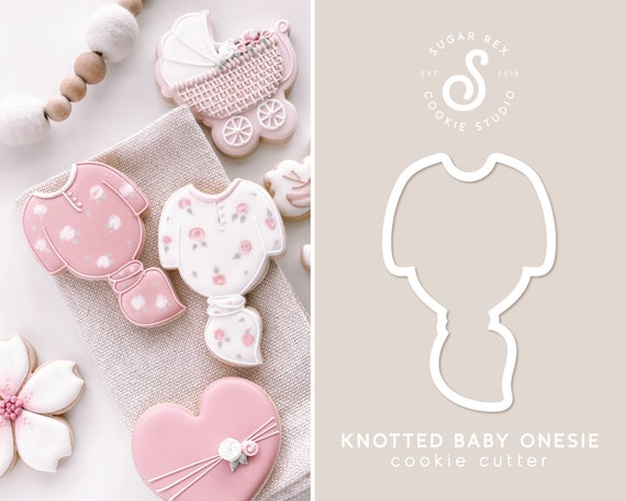Knotted Baby Onesie Cookie Cutter