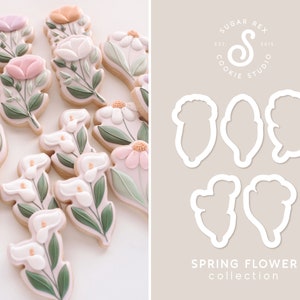 Spring Flower Cookie Cutter Collection